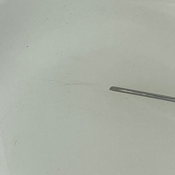 Anchor Hocking Bowl Medium Milk Glass Silver Rim Vintage Ovenproof Dinnerware - Picture 11 of 12